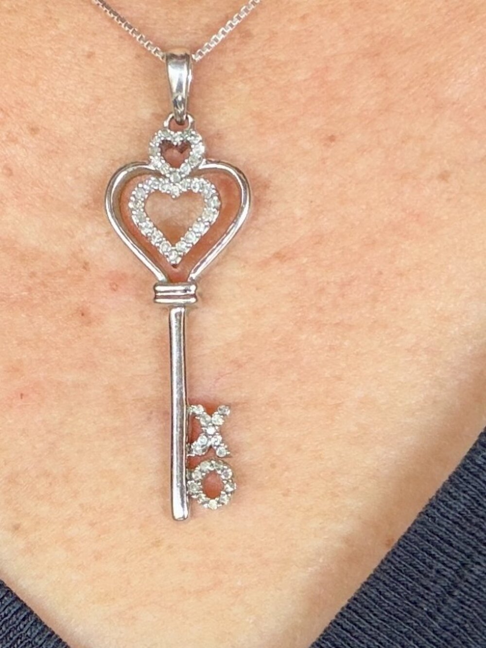 ✨Sterling Silver "XOXO" Key to My Heart Pendant ✨